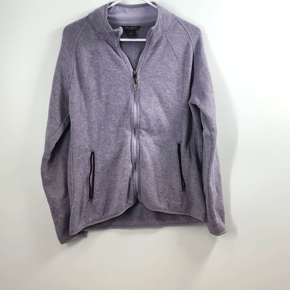 Eddie Bauer light purple lavender zip up jacket